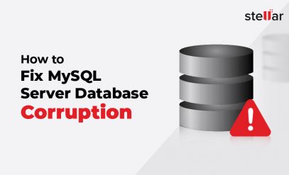 Fix corrupt mysql database