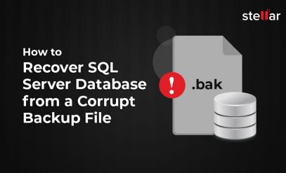 Recover sql database from corrupt backup file
