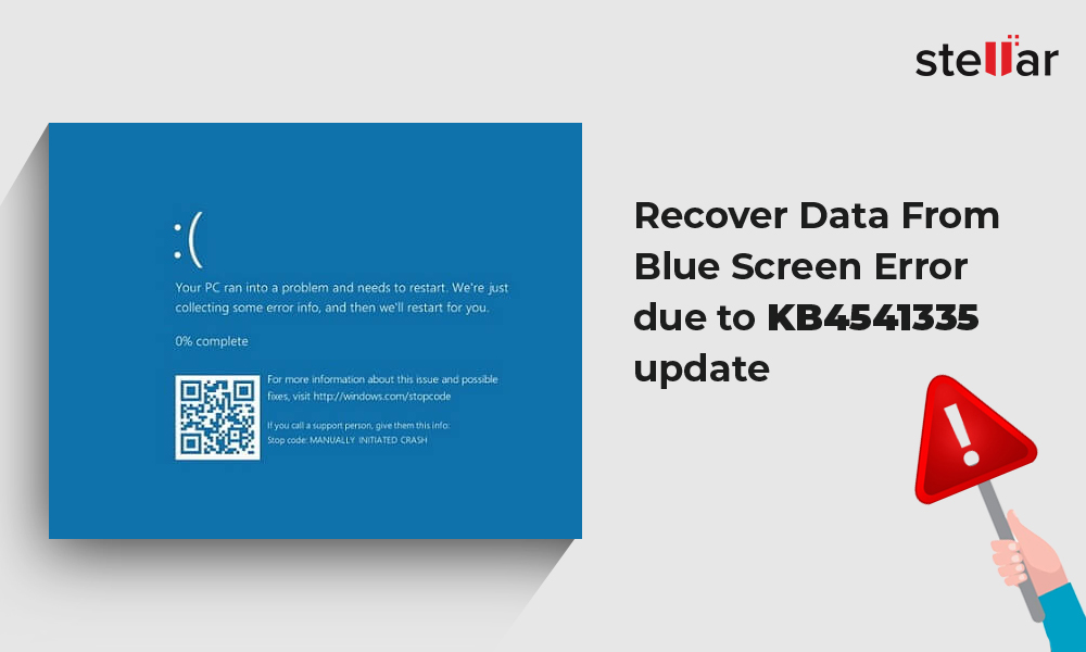 استعادة البيانات من خطأ الشاشة الزرقاء بسبب تحديث KB4541335 161
