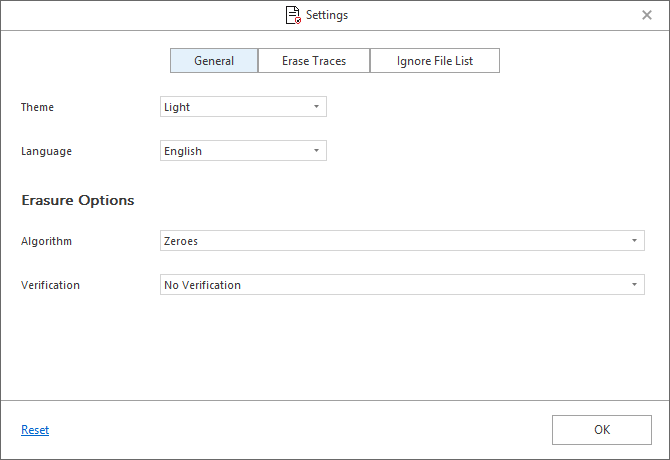 click Settings from the menu bar
