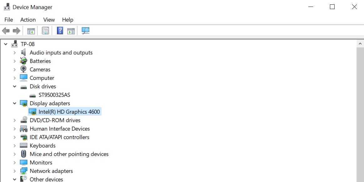 Intel(R) HD Graphics