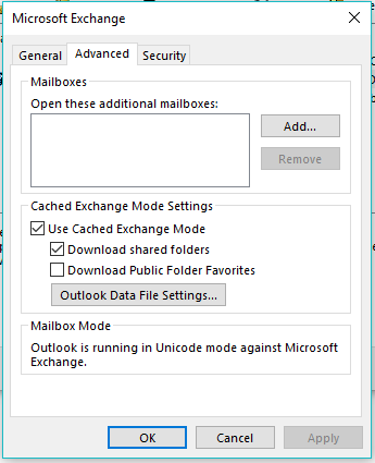 disable cache mode to reduce the size of OST file