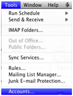 Outlook for mac accounts