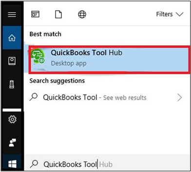 search for QuickBooks Tool Hub