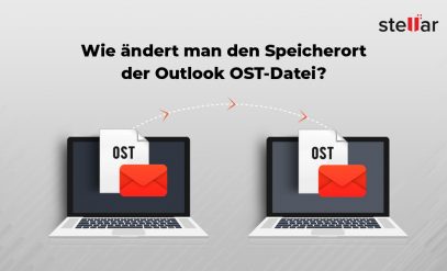 Wie ändert man den Speicherort der Outlook OST-Datei?