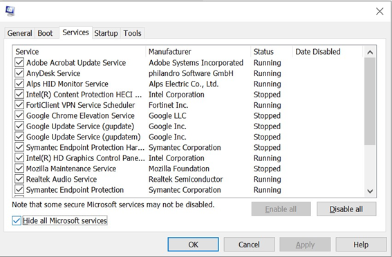 select-hide-all-microsoft-services