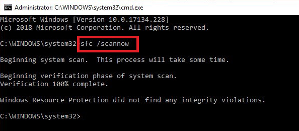 run-SFC/scannow-command