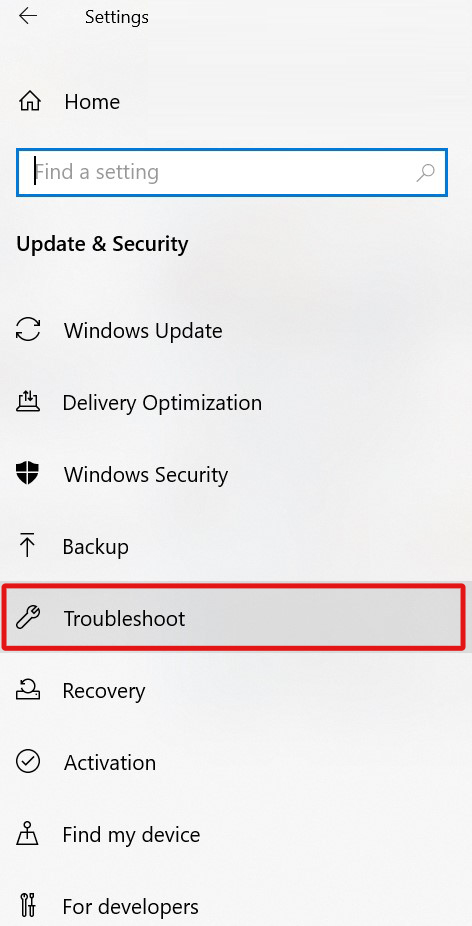 open-troubleshooter