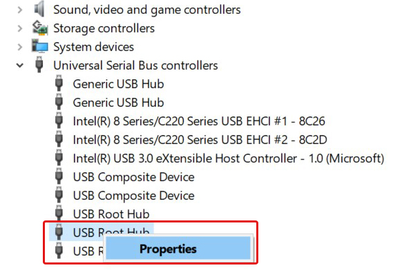 open-usb-root-hub