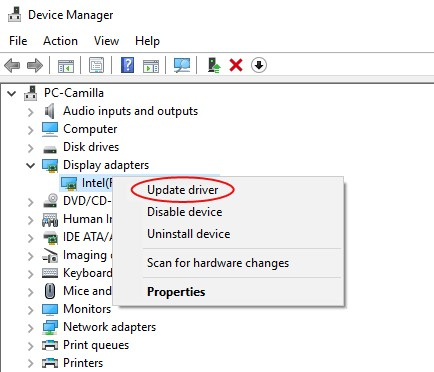update-device-driver-windows