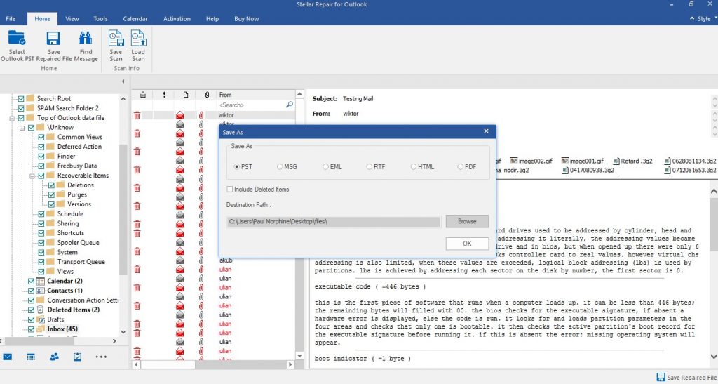 multiple file saving options