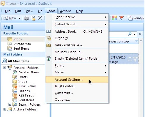 Outlook2007-Outlook Profile Repair