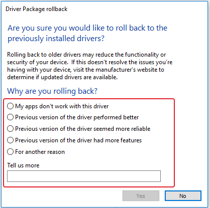 select-reason-to-rollback-driver