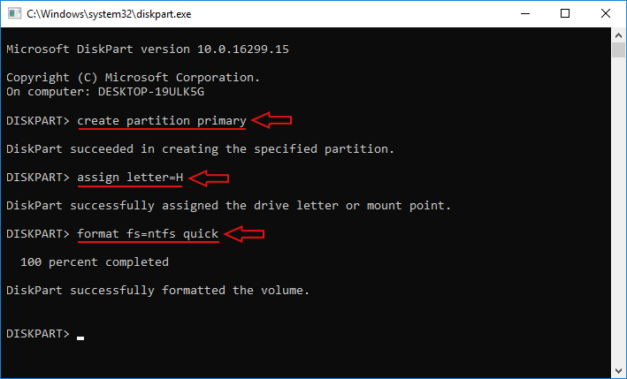 create-partition-primary