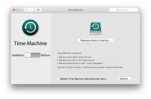 Time machine su Mac