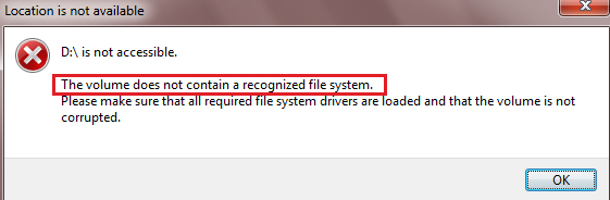 the-volume-does-not-contain-a-file-system