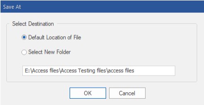 Saving Repaired Access Database File