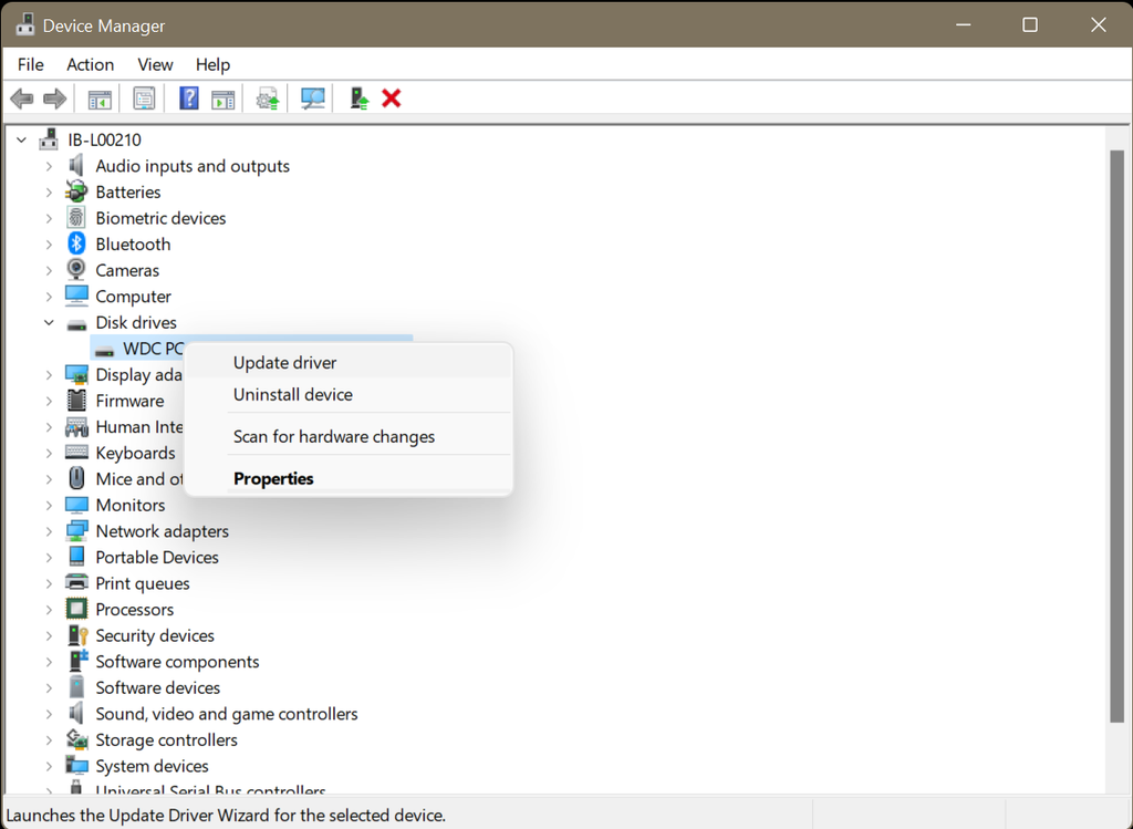 Update disk driver to fix unallocated SSD