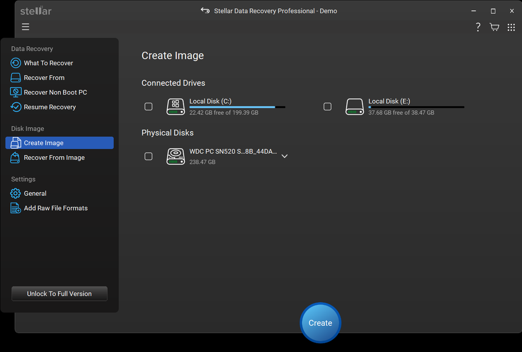 Stellar Data Recovery Professional