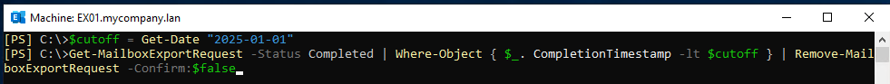 Remove Requests Older than a Specific Date