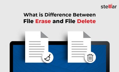What is the Difference between File Erase and File Delete