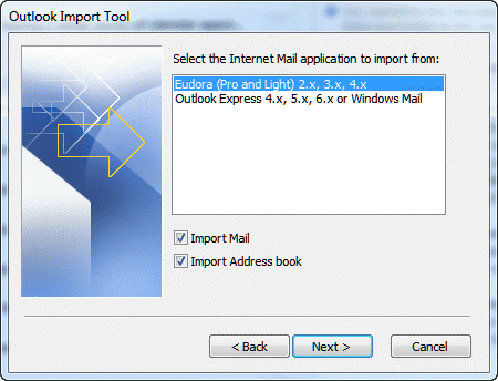 Outlook Import Tool