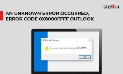 Outlook error code 0x8000ffff