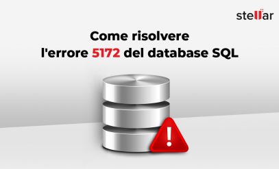 Come risolvere l'errore 5172