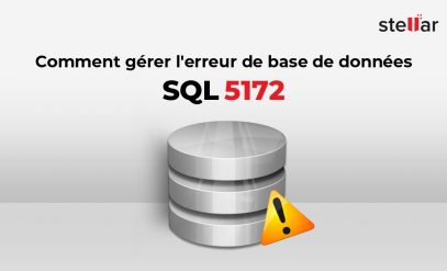 erreur de base de données SQL 5172