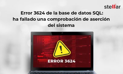 Error 3624 de la base de datos SQL: ha fallado una comprobación de aserción del sistema