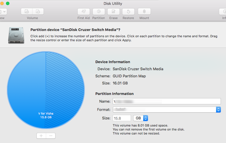 Partition-USB