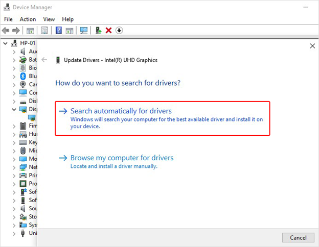 select-search-automatically-for-drivers