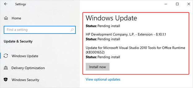 install-windows-update-from-system-settings