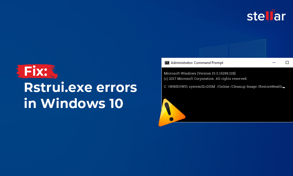How To Fix Rstrui Exe Error In Windows 10 How To Fix Rstrui Exe Error In Windows 10