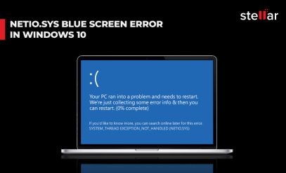 Netio.sys Blue Screen Error in Windows 10