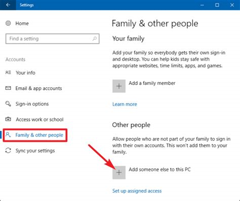 Creating new Windows user account