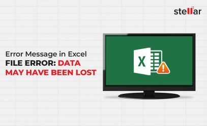 Excel File Error: Data May Have Been Lost