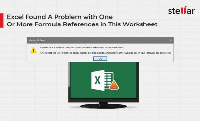 Excel Found A Problem with One Or More Formula References in This Worksheet