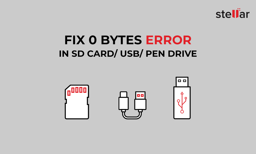8 Ways to Fix SD card/ USB drive/ Pen Drive Showing 0 Bytes Error