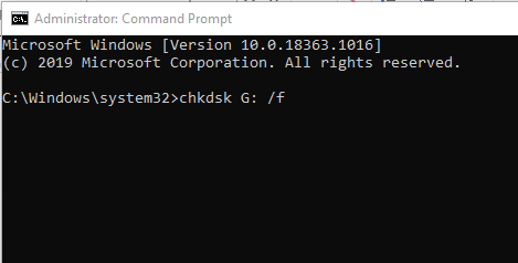 Command Prompt window