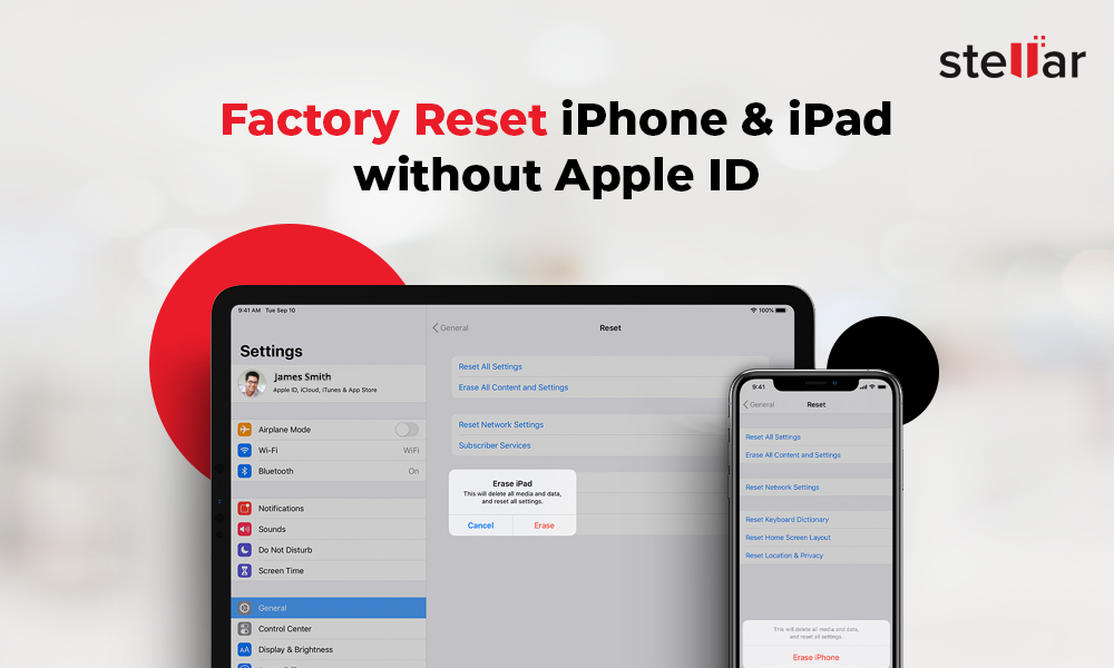 Does a factory reset remove Apple ID?