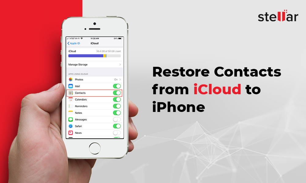 restore contacts from iCloud to iPhone