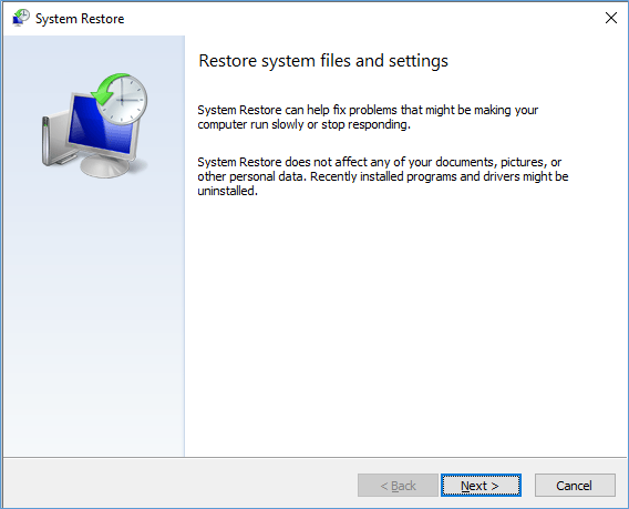 select-next-to-continue-the-system-restore-process