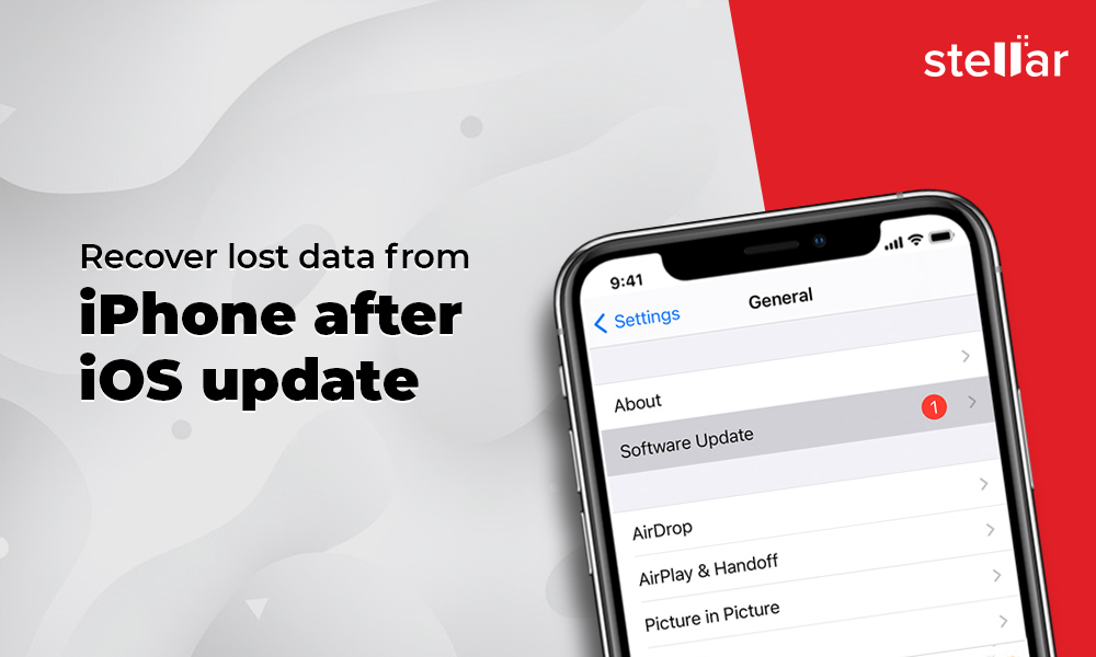 recover lost data from iPhone after iOS update