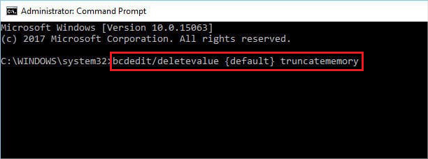 run-bcdedit-deletevalue-default-truncatememory