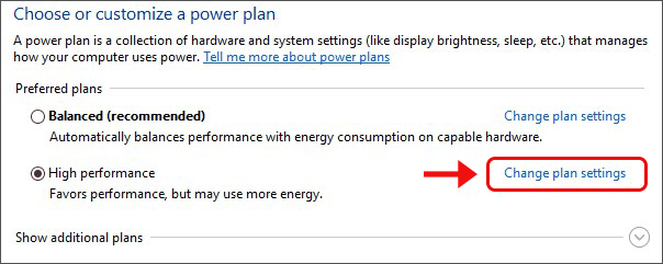 Change-power-plan-settings