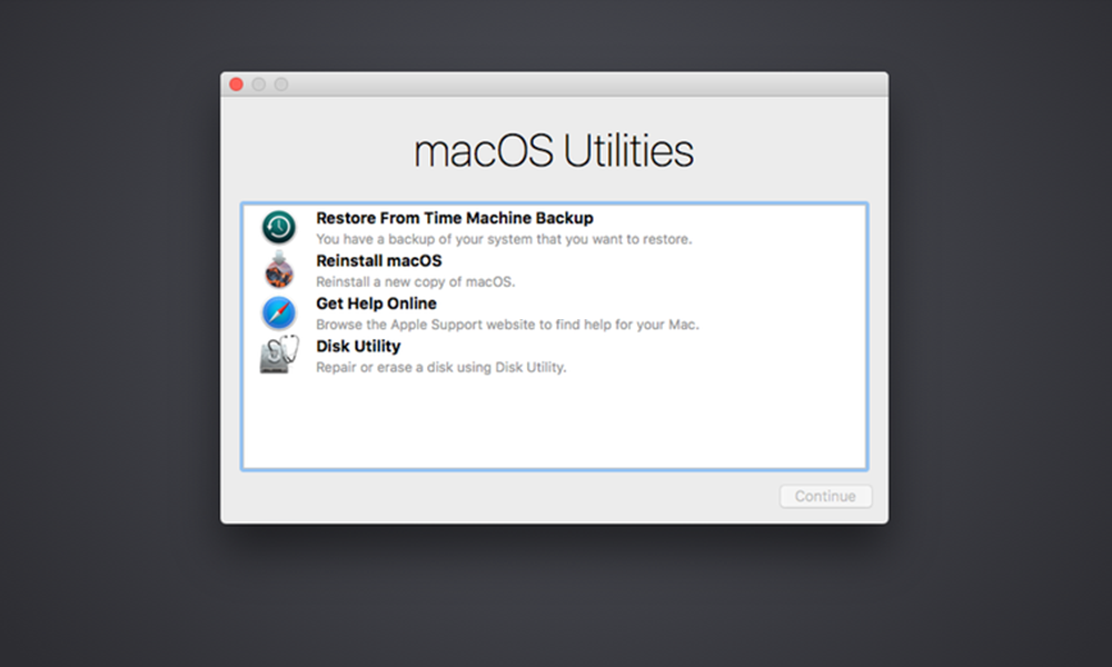 mac os recovery mode mac os recovery mode