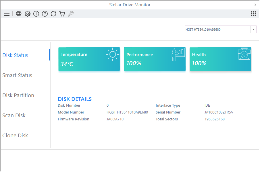 Stellar Drive Monitor