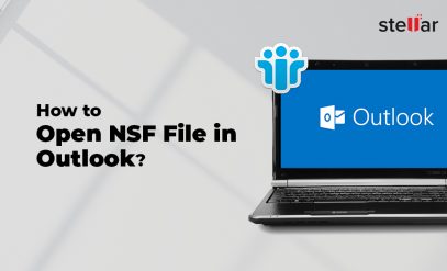 How to Open NSF File in Outlook?