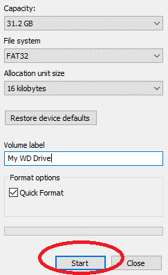 how to reformat my passport hard drive